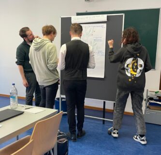 Abschlussverortung am ersten Tag